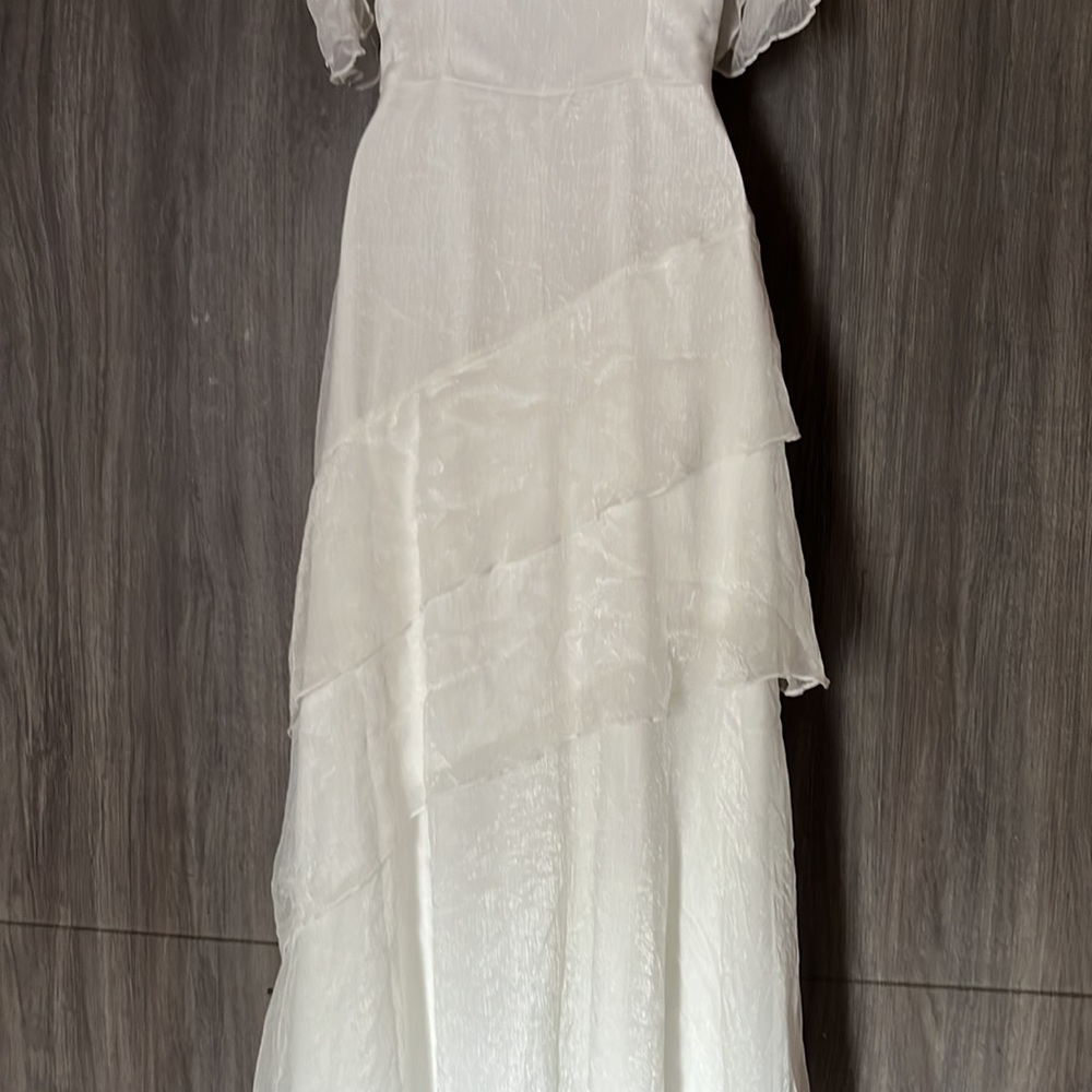 Lulu’s Ruffles White dress - Picture 11 of 16